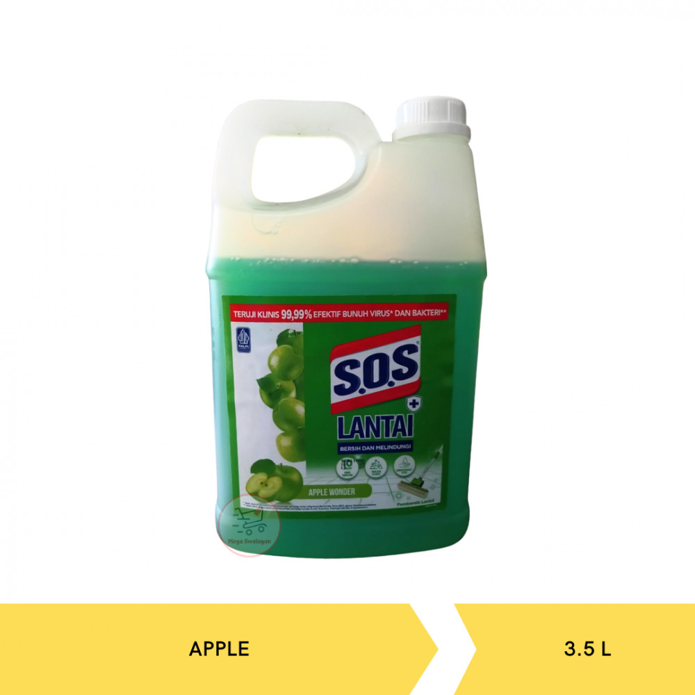 SOS FLOOR APPLE 3.5L X 4
