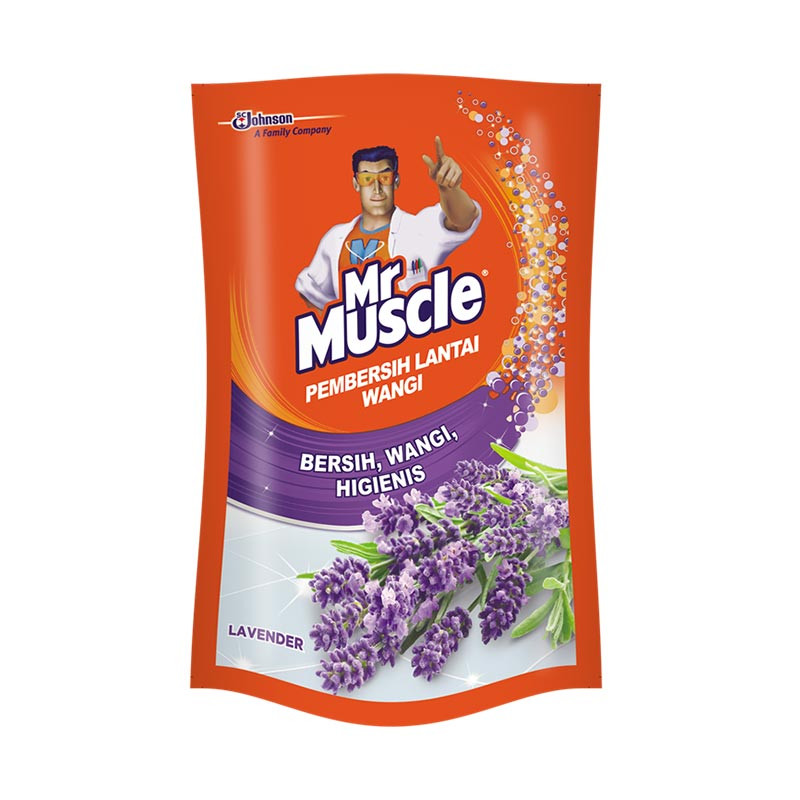 MR MUSCLE FLOOR LAVENDER POUCH 720ML X 12