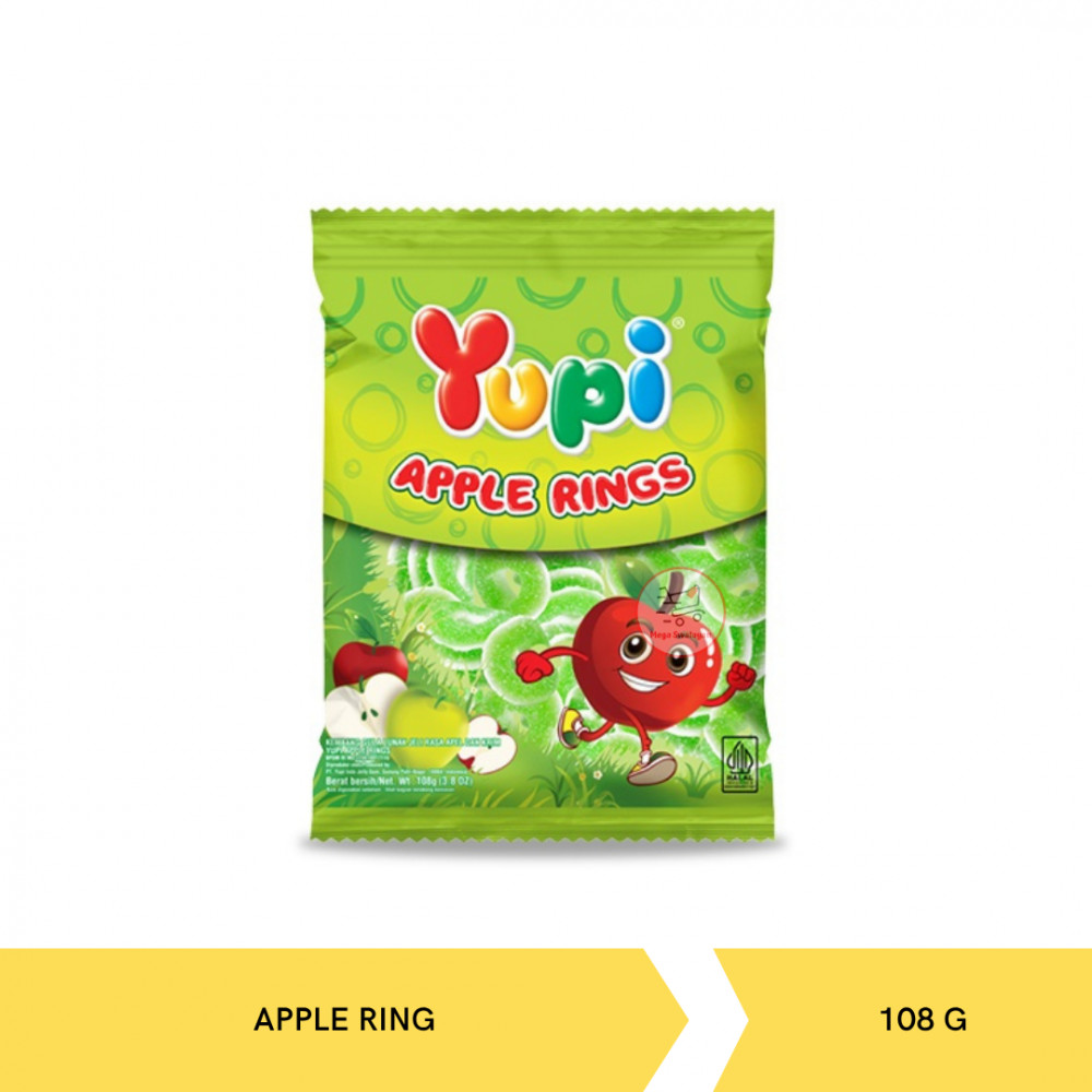YUPI APPLE RING 108G X 24