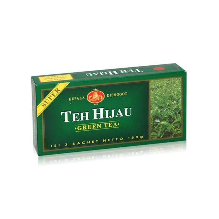 KEPALA DJENGGOT SUPER TEH HIJAU 150G X 24