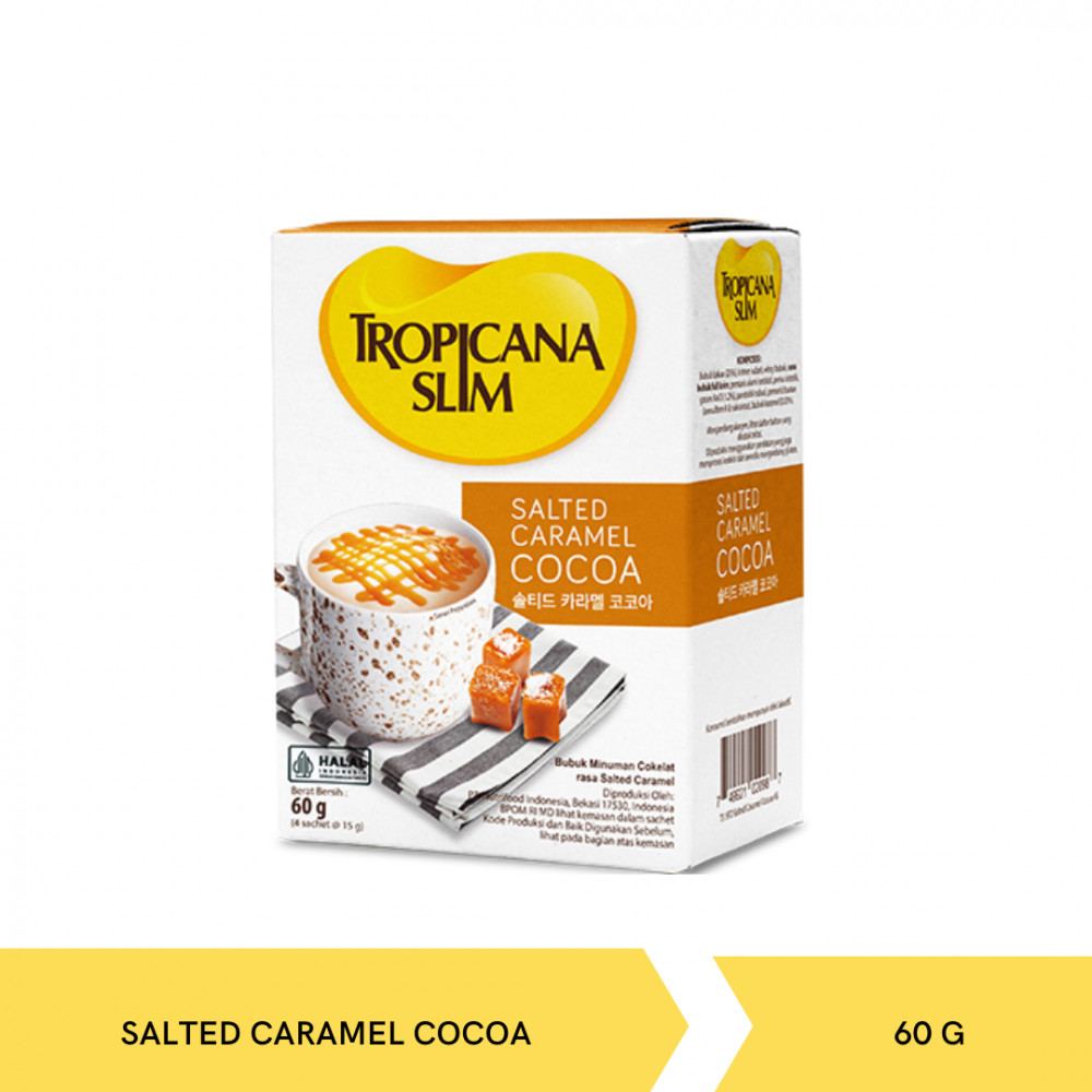 TROPICANA SALTED CARAMEL COCOA 60GX12