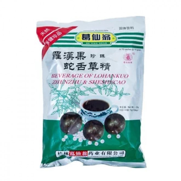 GEXIANWENG LOHANKUO ZHENZHU&SHESHECAO 150G X 60