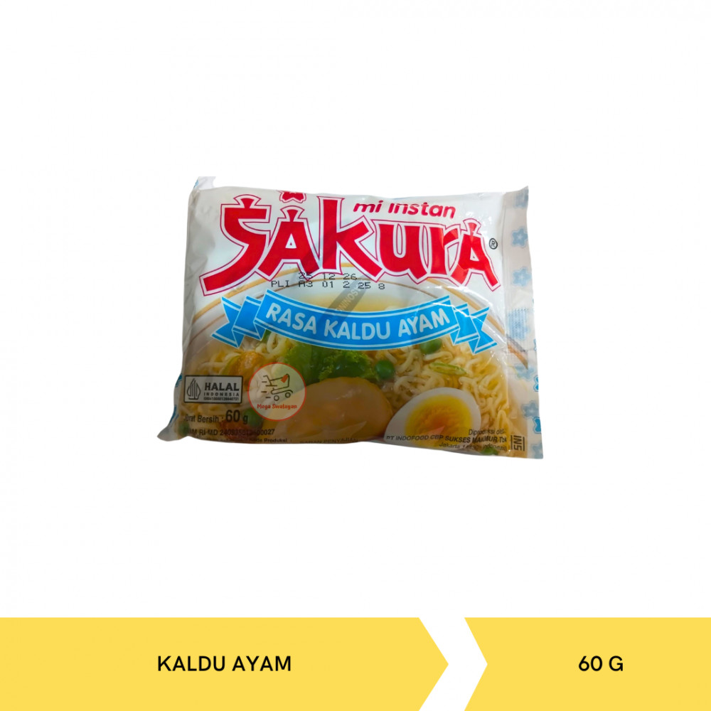 SAKURA MIE KALDU AYAM 60G X 40