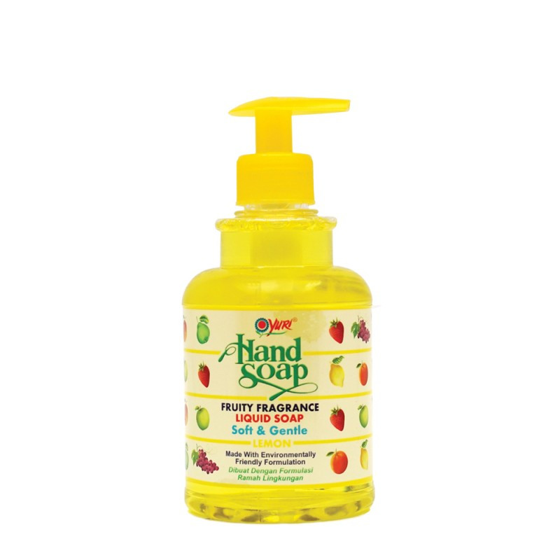 YURI HANDSOAP LEMON PUMP 410ML X 12