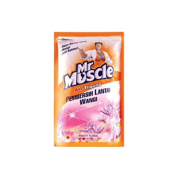 MR MUSCLE FLOOR F FLORAL POUCH 800ML X 12