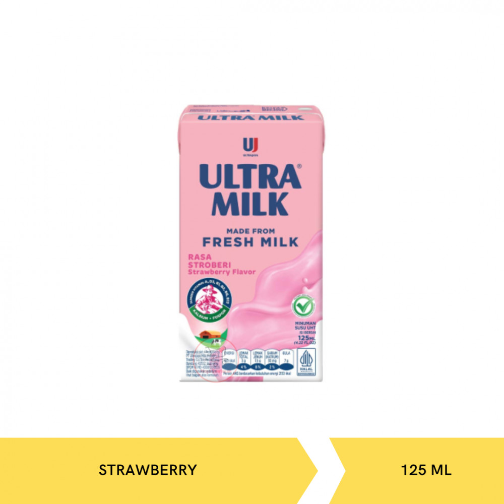 ULTRA MILK STRAW 125ML X 40