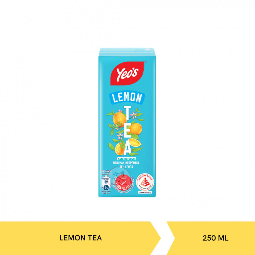 YEOS DRINK LEMON  TEA KTK 250ML X 24