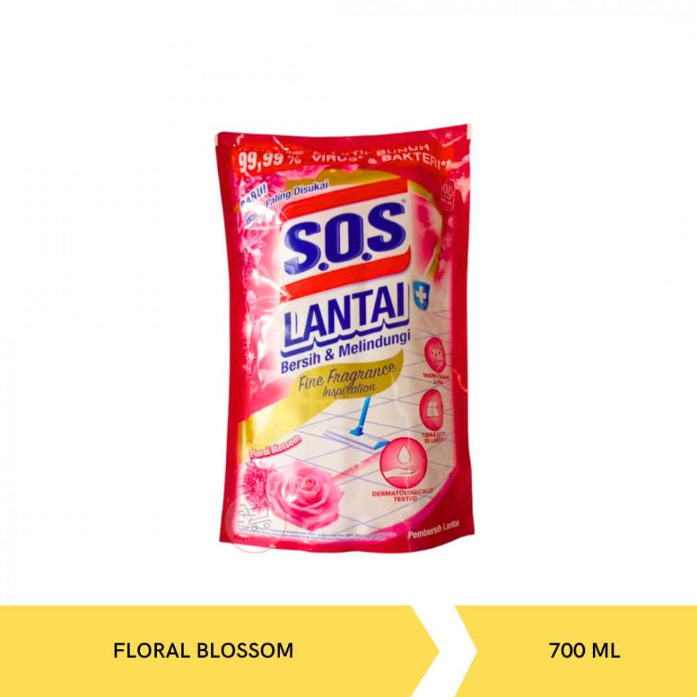 SOS FLOOR FLORAL BLOSSOM POUCH 700ML X 12