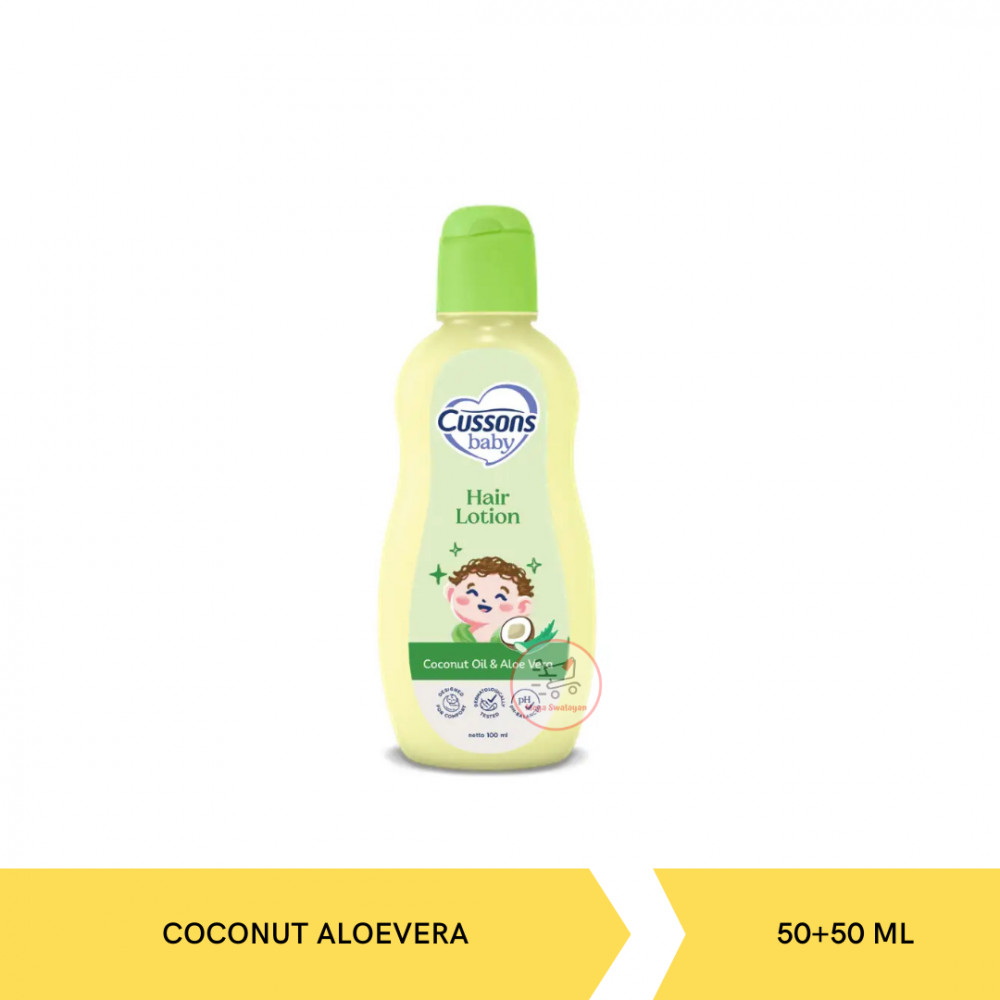 CUSSONS BABY HAIR LOT. COCONUT&ALOE 50+50ML