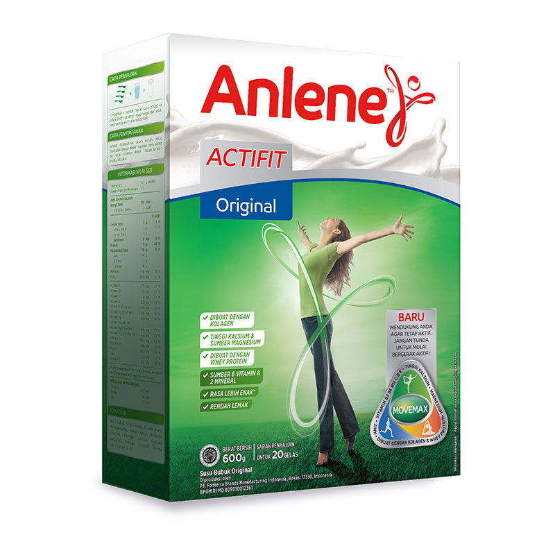 ANLENE ACTIFIT ORIGINAL 580G X 12