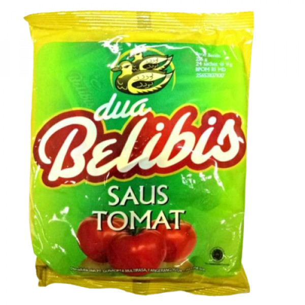 DUA BELIBIS SAUS TOMAT PACK 9G/24`S