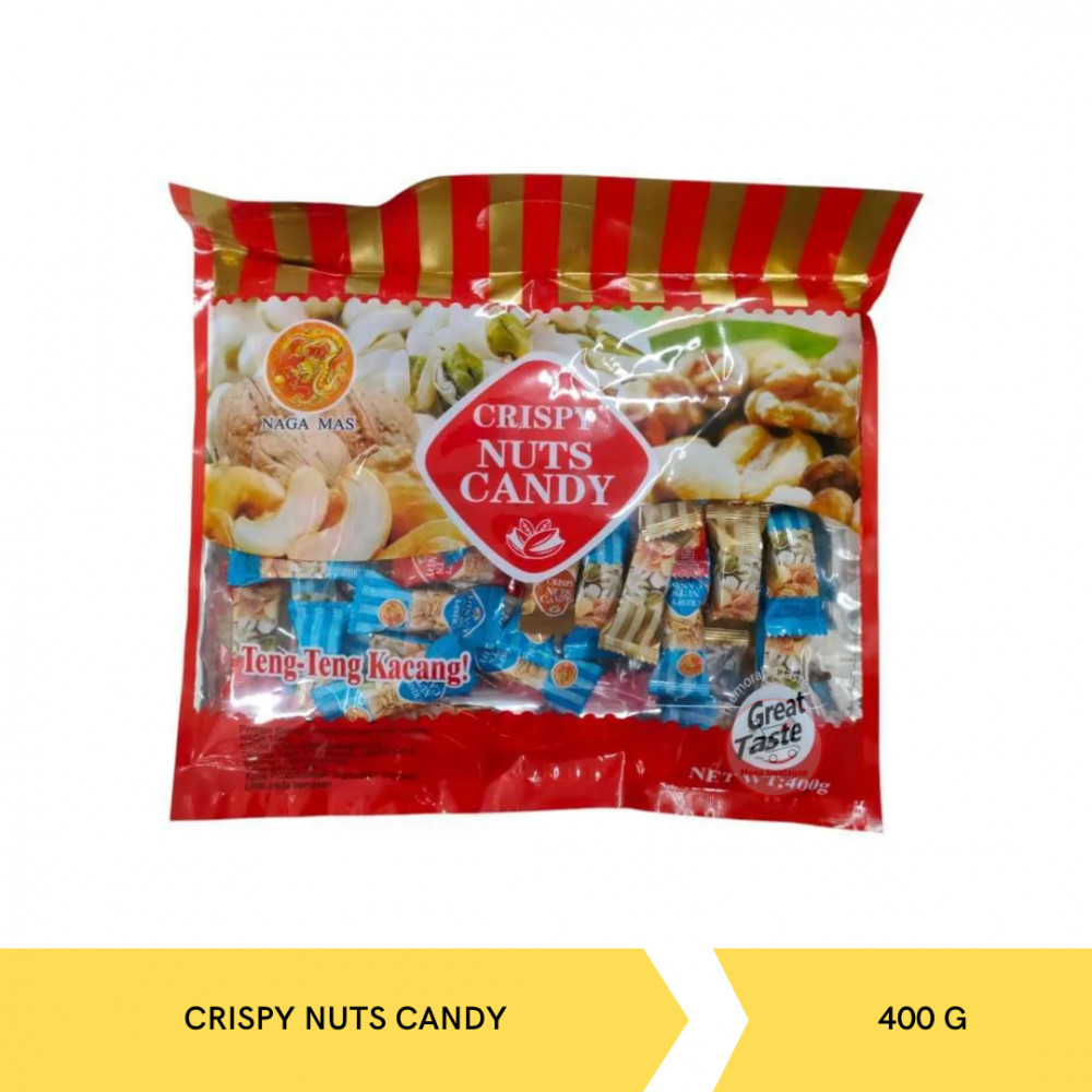NAGAMAS CRISPY NUTS CANDY TENG TENG 400G X 30