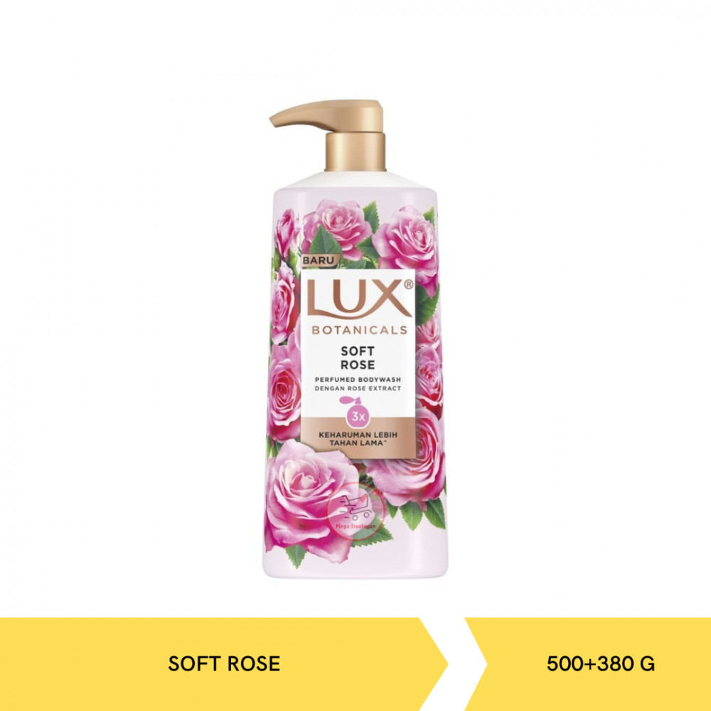 LUX BW PINK SOFT ROSE PUMP 500G+380G X 12