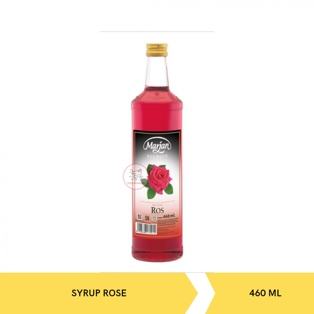 MARJAN SYRUP ROSE 460ML X12