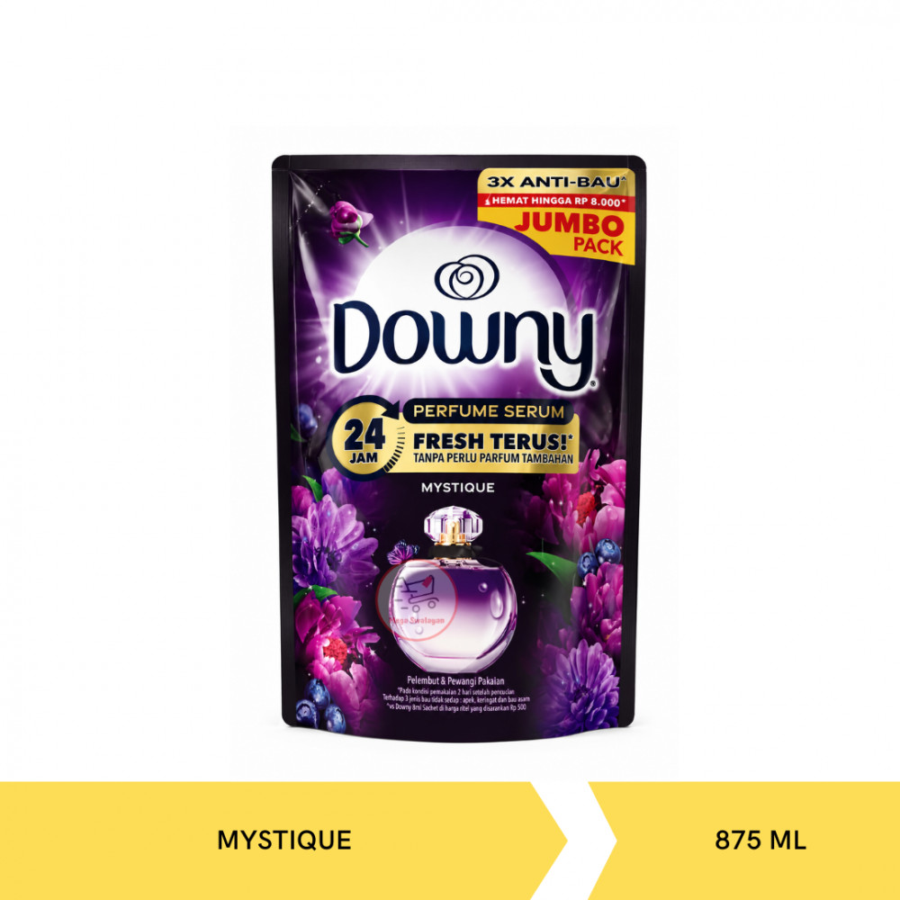DOWNY PELEMBUT MYSTIQUE POUCH 875ML X 12