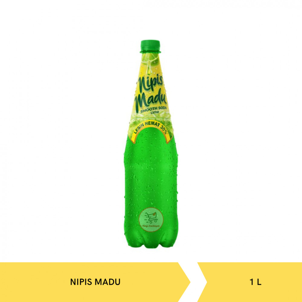 MAYORA NIPIS MADU LIME SODA BTL 1L X 12
