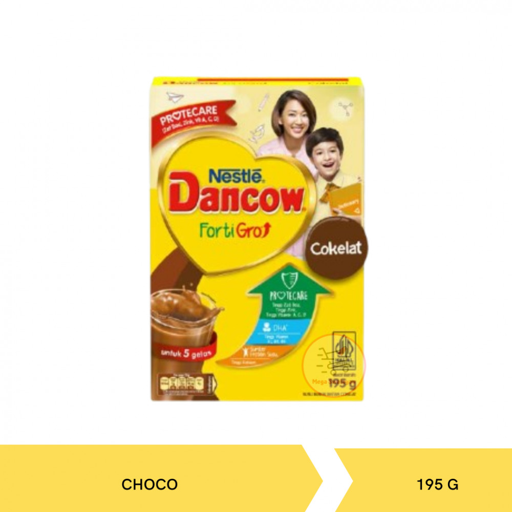 DANCOW FORTIGRO CHOCO KTK 195G X 40