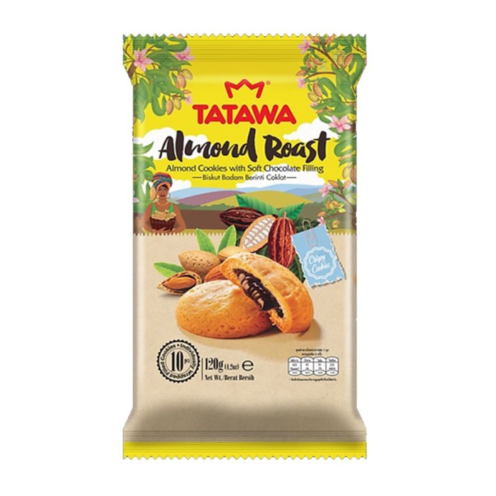 TATAWA COOKIES ALMOND 120G X 24