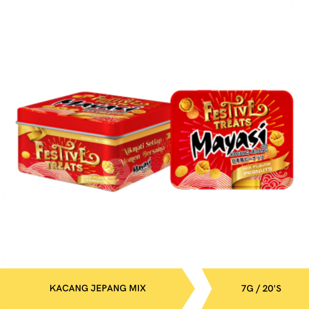 MAYASI KACANG JEPANG MIX TIN 7G/20`S X 6