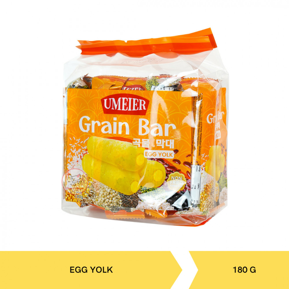 UMEIER GRAIN BAR EGG YOLK 180G X 20