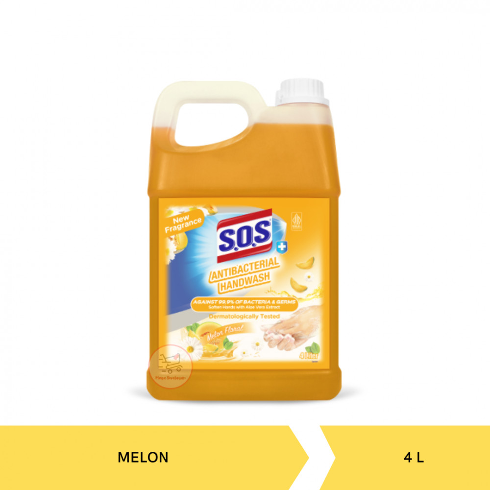 SOS HANDWASH MELON JERIGEN 4LX4