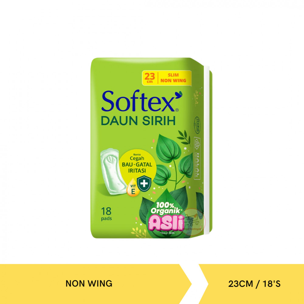 SOFTEX DS REG FLOW N/WING 23CM/18`S X 24
