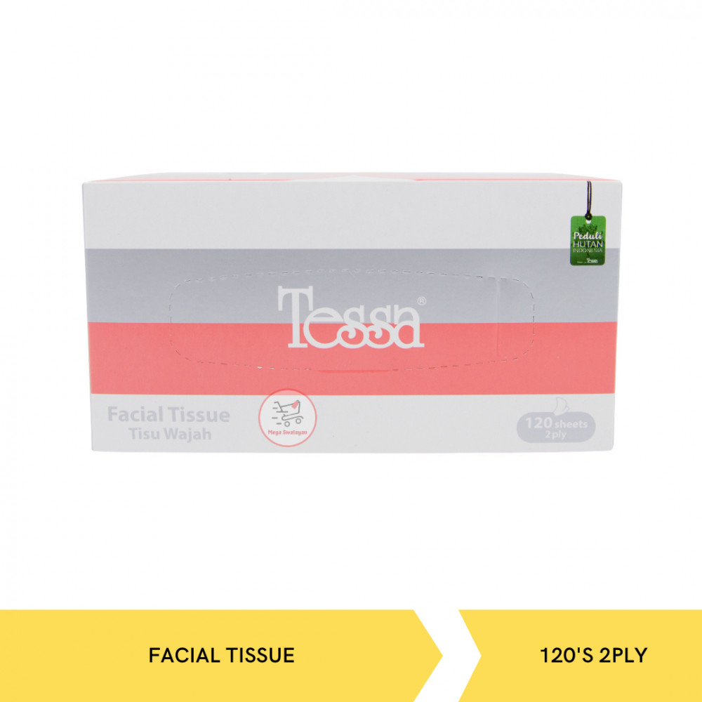 TESSA TM05/MU FACIAL TISSUE BOX 120`S 2PLY X 40