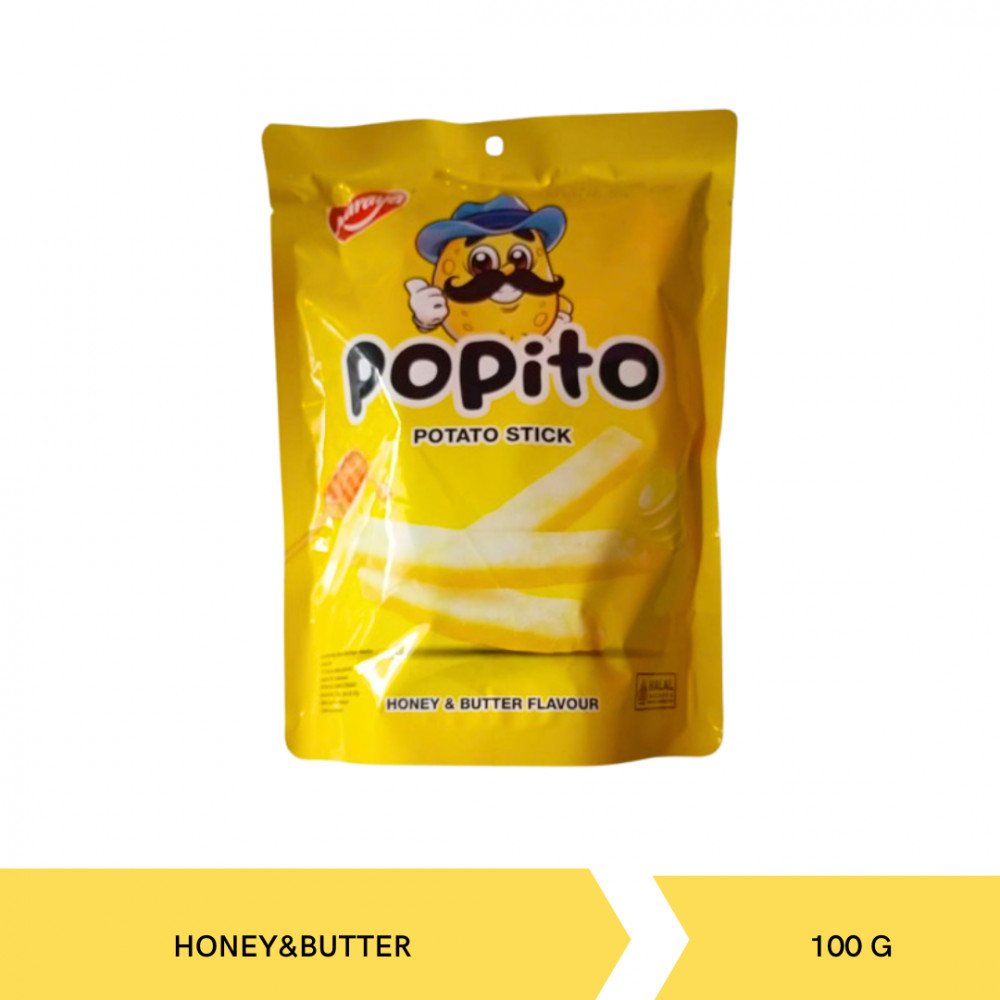 POPITO POTATO STICK HONEY&BUTTER 100GX20