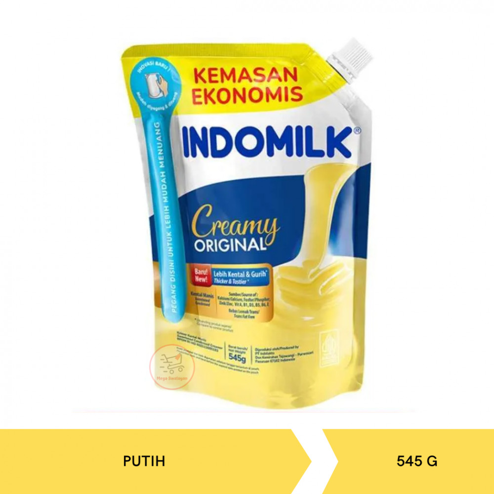 INDOMILK KRIMER KM PUTIH POUCH 545G X 24