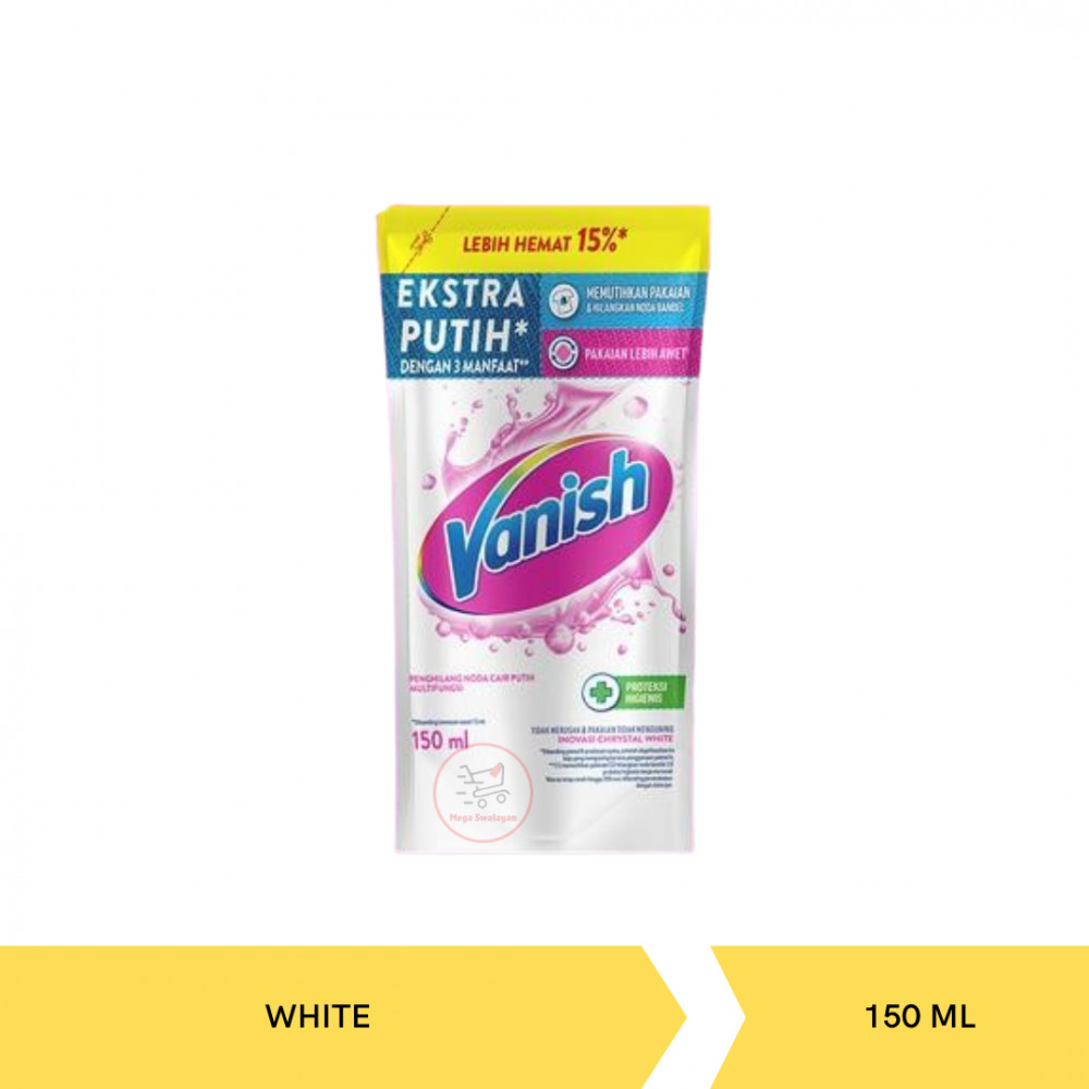 VANISH CAIR WHITE POUCH 150ML X 24