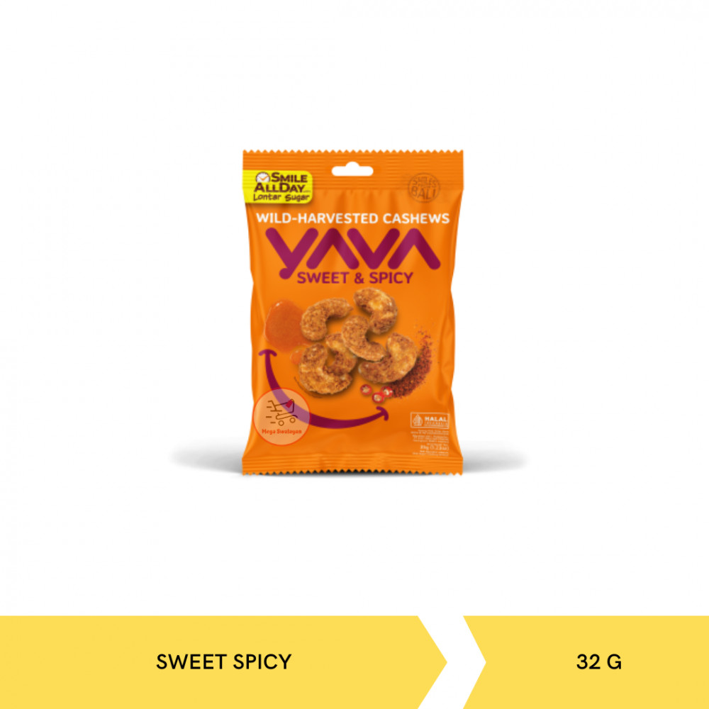 YAVA CASHEW NUTS SWEET & SPICY 32G X 10