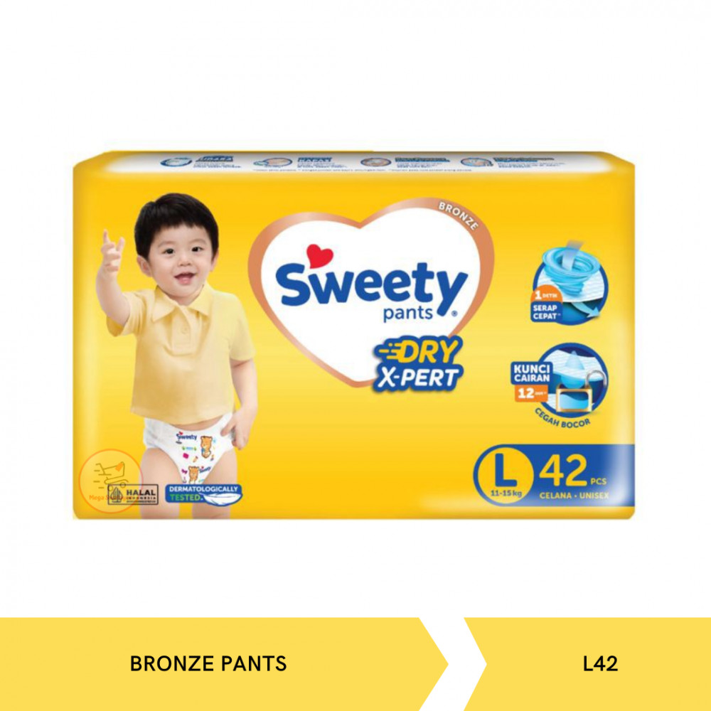 SWEETY BRONZE PANTS DRY X-PERT L42 X 6