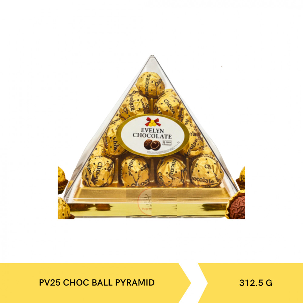 EVELYN PV25 CHOC BALL PYRAMID 312.5GX6