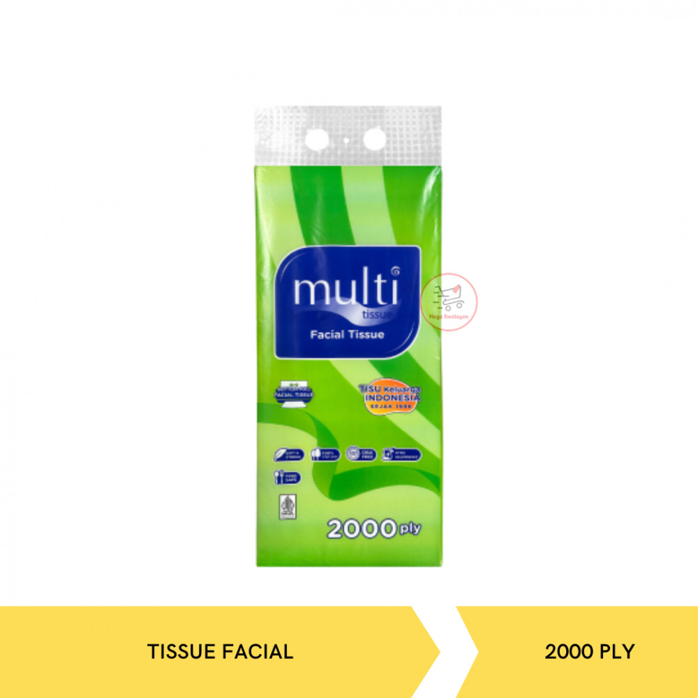 MULTI MP04 TISSUE FACIAL 2000PLY X 16