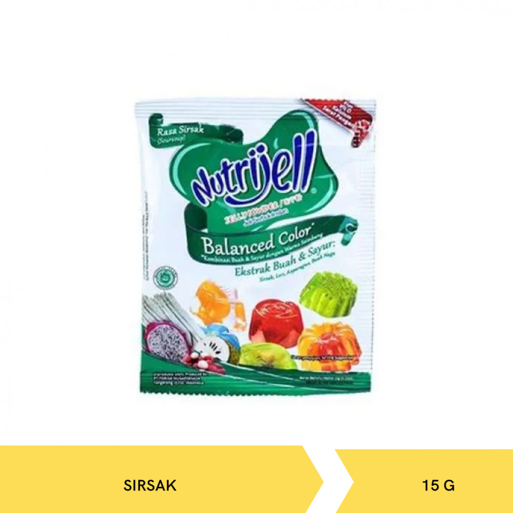 NUTRIJELL BALANCED COLOR SIRSAK 15G X 12