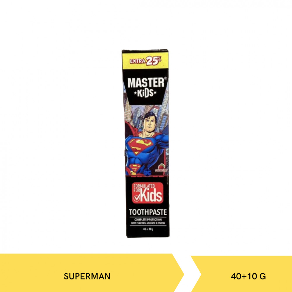 MASTER KIDS T.PASTE SUPERMAN 40+10G
