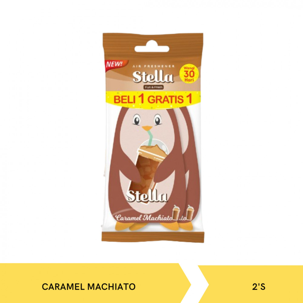 STELLA CAR FUN&FRESH CARAMEL M 1+1`S X 12