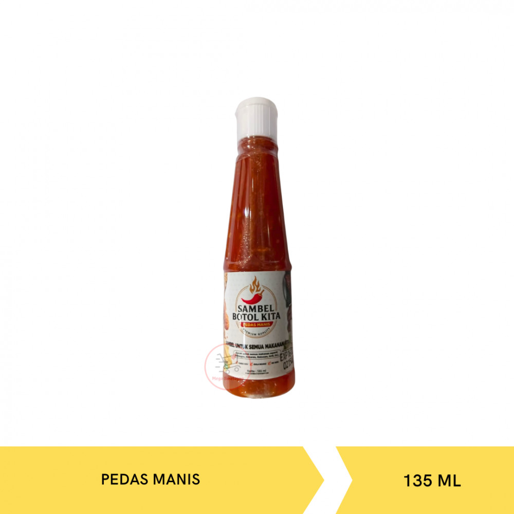 SAMBEL BOTOL KITA SAUS PEDAS MANIS 135MLX12