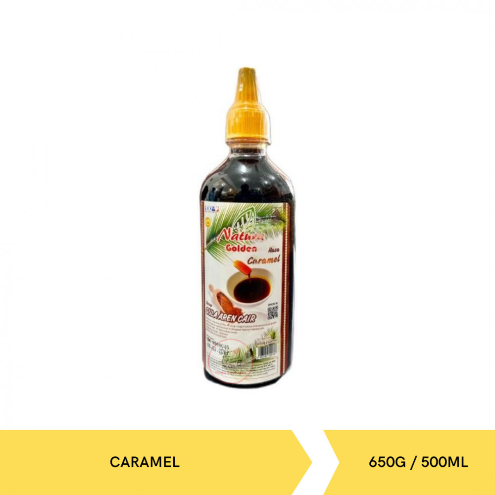 NATURA GOLDEN GULA AREN CAIR CARAMEL 650G/500ML