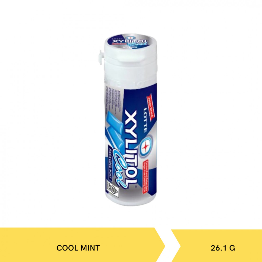 LOTTE XYLITOL COOL MINT BTL 26.1X12