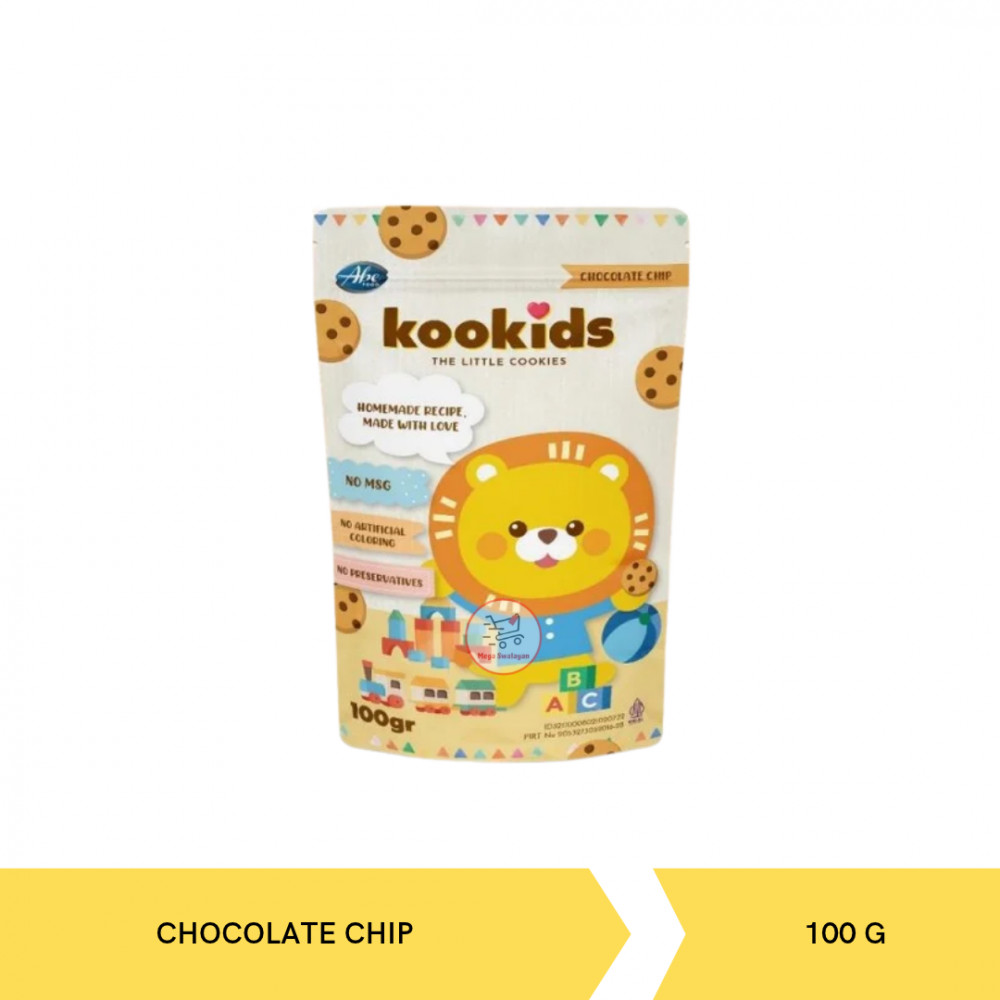 ABE FOOD KOOKIDS CHOCOLATE CHIP 100G X 24