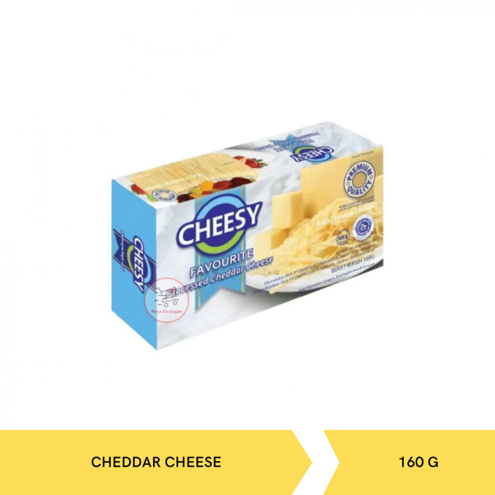 CHEESY CHEDDAR CHEESE FAVOURITE 160G X 24