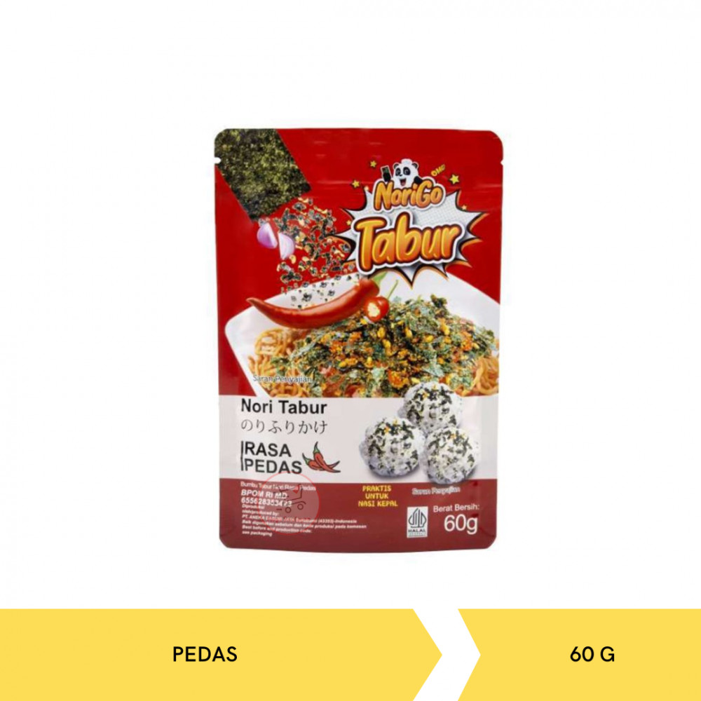 JSF NORI TABUR RASA PEDAS 60G X 20
