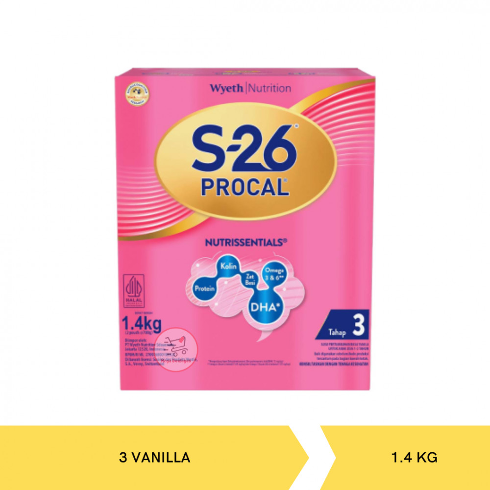 S26 PROCAL 3 VANILLA KTK 1.4KG X 6