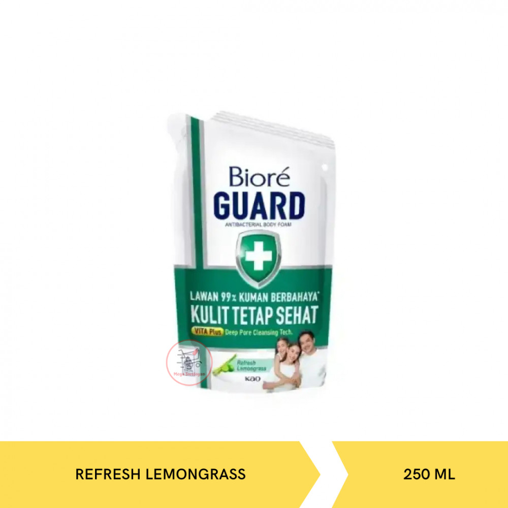 BIORE FOAM REFRESH LEMONGRAS POUCH 250ML