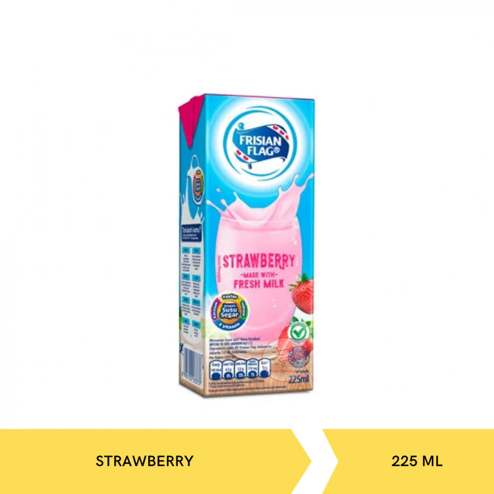 FRISIAN FLAG UHT MILK STRAW 225ML X 36