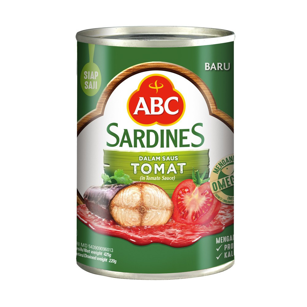 ABC SARDINES TOMAT 425G X 24