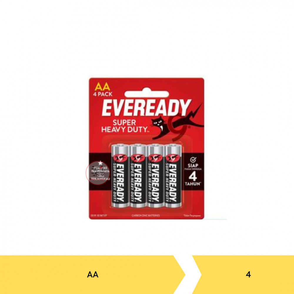 EVEREADY BATTERY 1215 SW4 HITAM AA/4PC