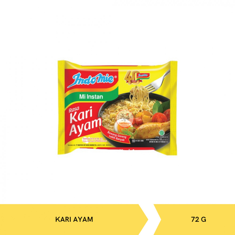 INDOMIE KARI AYAM 72G X40 (KBG)
