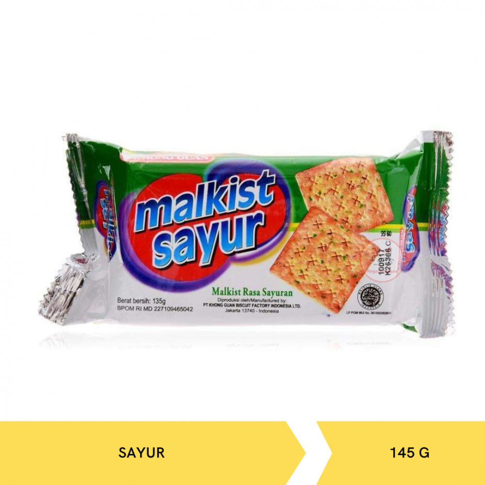 KHONGGUAN MALKIST SAYUR 135G X 20